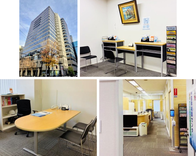 法律相談センターの外観と内装